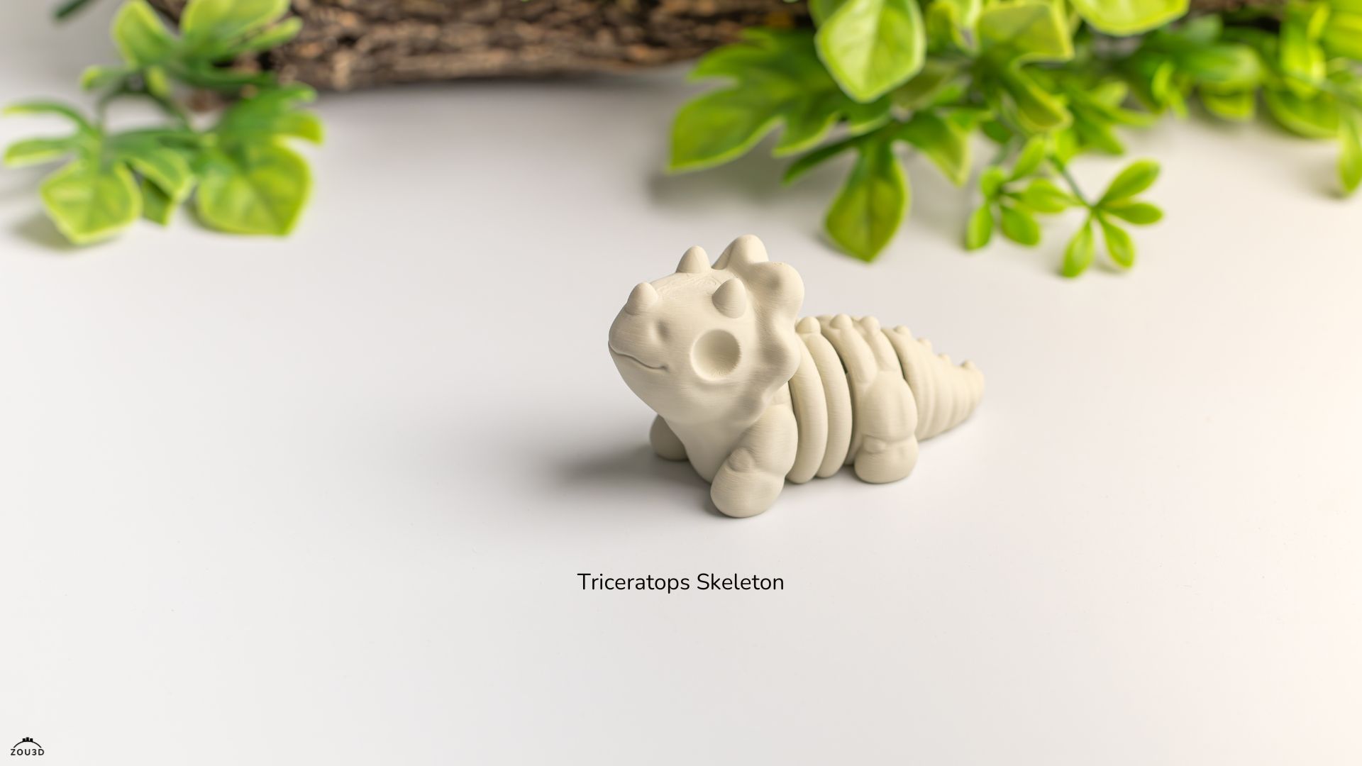 Baby Triceratops Skeleton Fidget by ZOU3D
